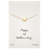 Petals First Mother's Day Heart Necklace
