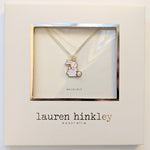 lauren Hinkley necklace with bunny charm