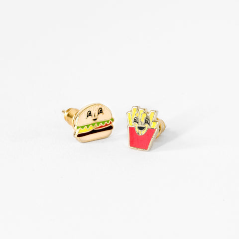 Yellow Owl Workshop Burger & Fries Earrings
