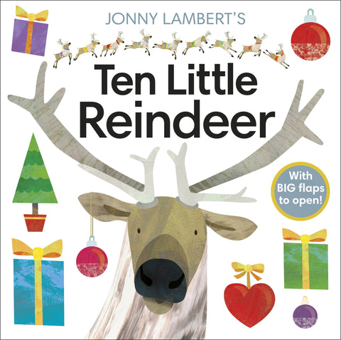 Jonny Lambert's Ten Little Reindeer Christmas Board Book