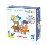 Petilou Forest Stacker tower wooden animals