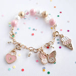 Mon Coco Sweet Surprise pink charm bracelet