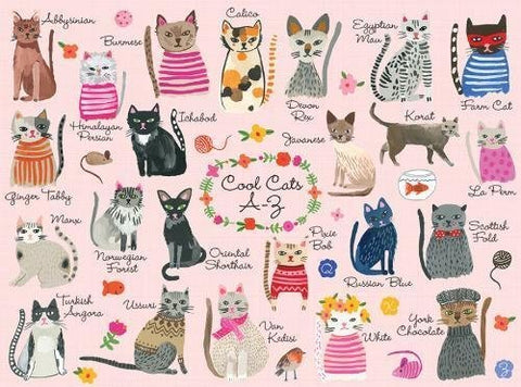 Mudpuppy Cool Cats 1000 piece puzzle