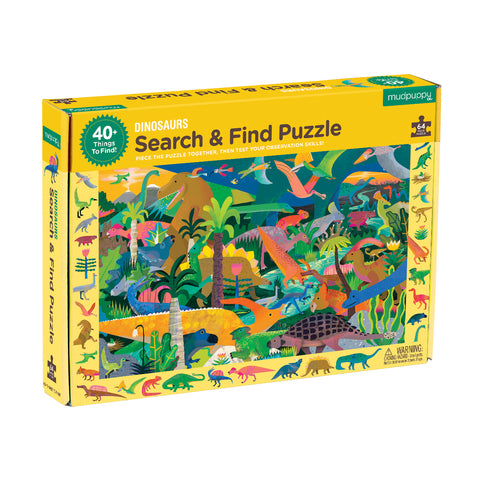 Mudpuppy Search and Find Puzzle dinosaurs
