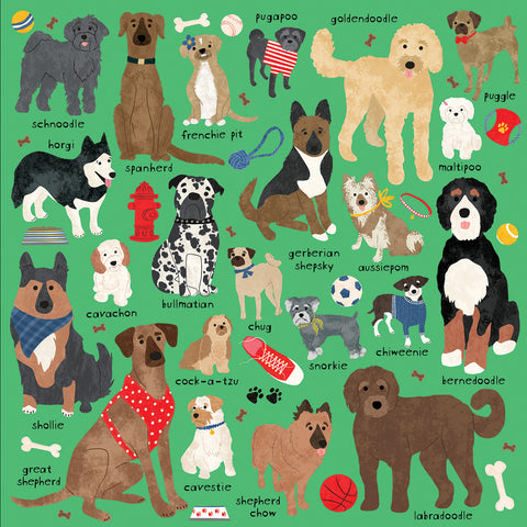 Mudpuppy Doodle Dogs 500 piece puzzle