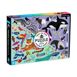 Mudpuppy 100 piece double sided puzzle Animal Kingdom