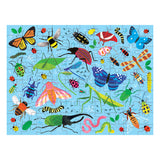 Mudpuppy 100 piece double-sided puzzle Bugs & Birds