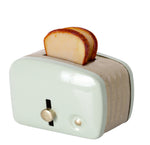 Maileg Miniature Toaster with two slices of bread