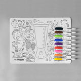 Silicone Placemat Breakfast Blend design