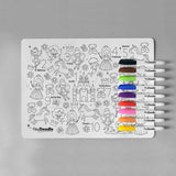 Hey Doodle Sugar and Spice Silicone placemat