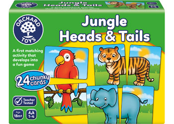 Orchard Games Jungle Heads and Tails matching game