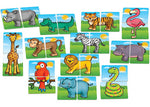 Contents of Orchard Games Jungle Heads & Tails matching game