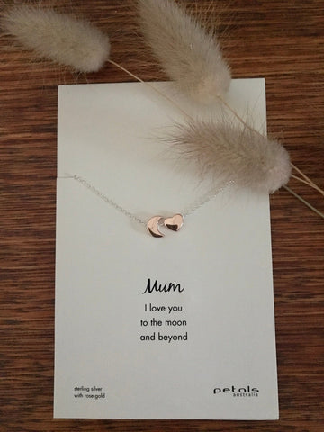 Petals Mum Necklace | Moon