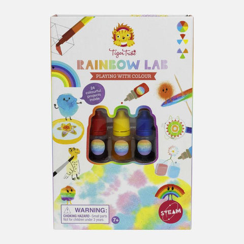 Tiger Tribe Rainbow Lab playing with Colour