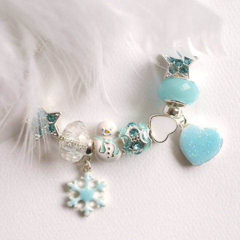 Lauren Hinkley Ice Princess charm bracelet, inspired by Disney's Frozen.