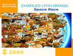 2000 piecePomegranate puzzle called Space Race by Charles Lynn Bragg