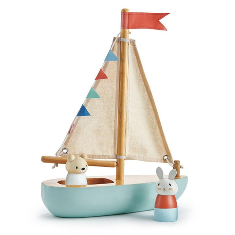 Tender Leaf toys wooden sailboat
