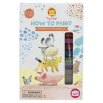 Tiger Tribe How to Paint Watercolour animals, an art kit for children 9 years +
