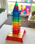 Connetix Tiles magnetic STEM toy tower construction