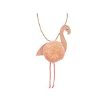 Meri Meri pom pom flamingo necklace