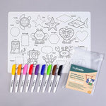 Hey Doodle Silicone placemat Shape Shifters