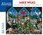 Mike Wilks the Ultimate Alphabet Letter W 500 piece puzzle