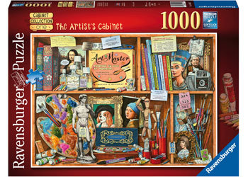 Ravensburger 1000 piece Artist's Cabinet jigsaw puzzle.