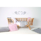 Love Mae Fabric Wall Stickers Swans